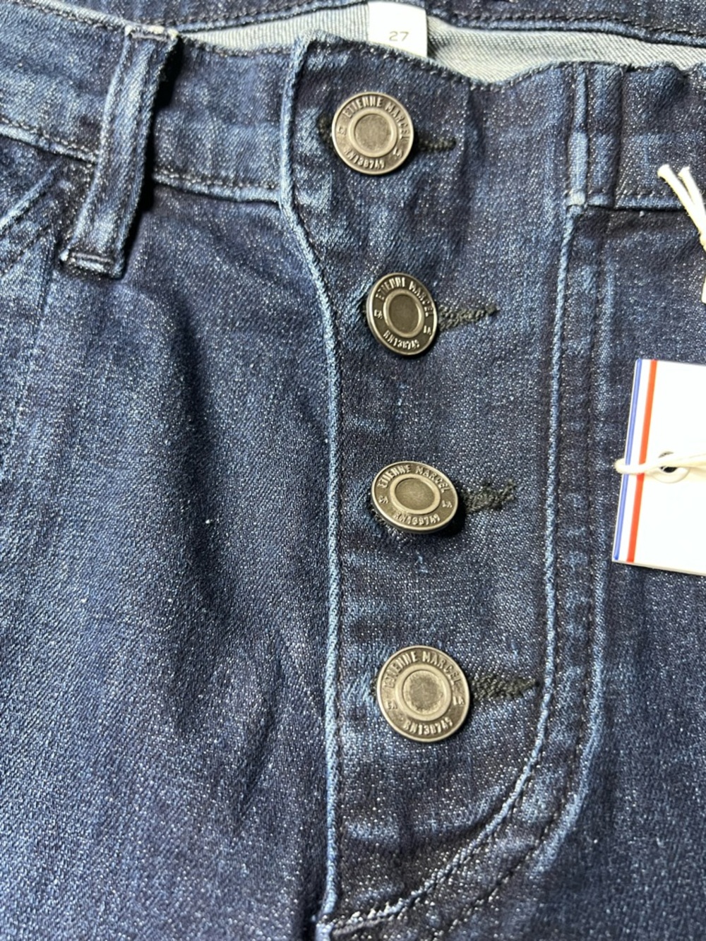 Etienne Marcel Los Angeles Jeans Size 27 Button Fly Stretch Denim NWT - Picture 3 of 11